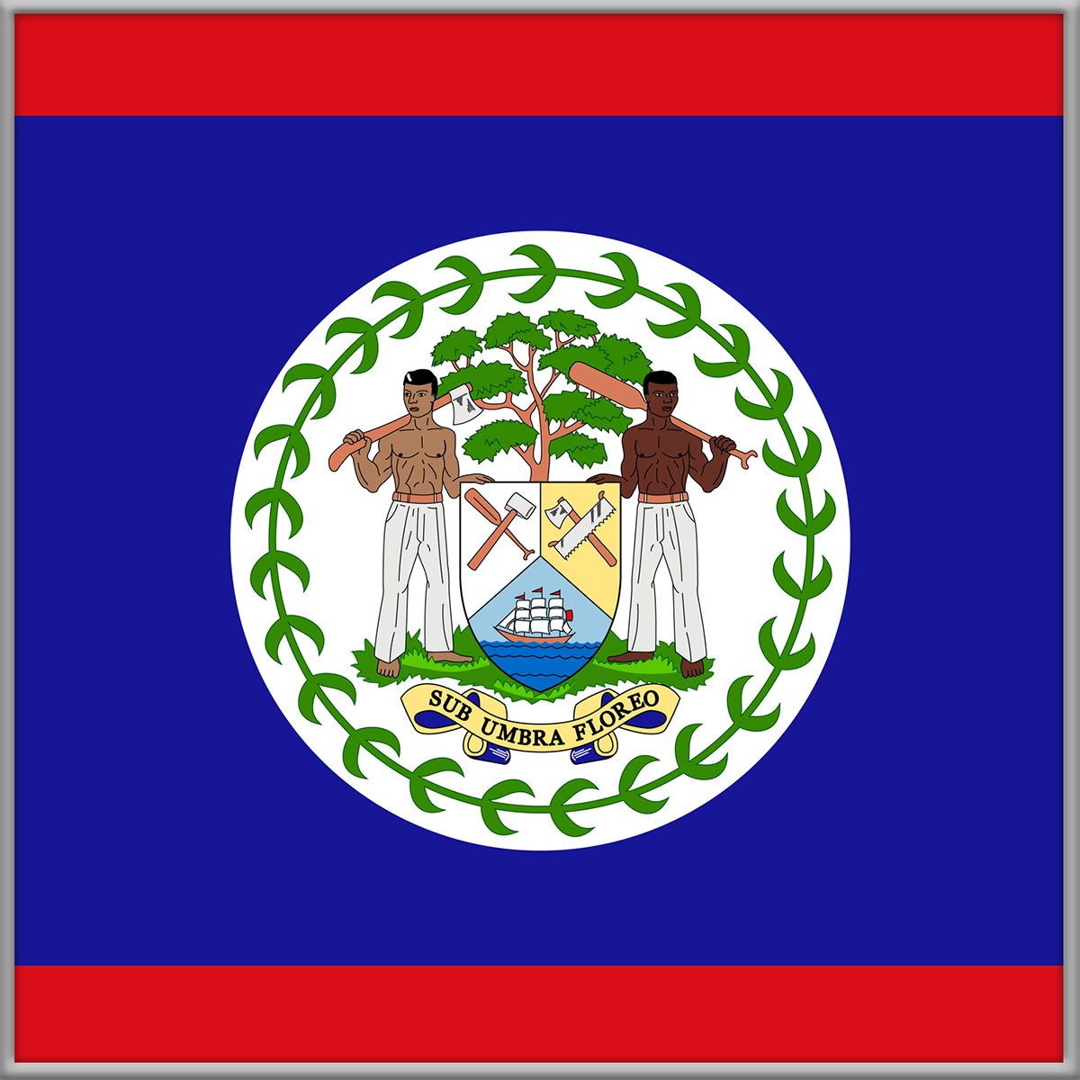 Belize South America offshore jurisdiction flag