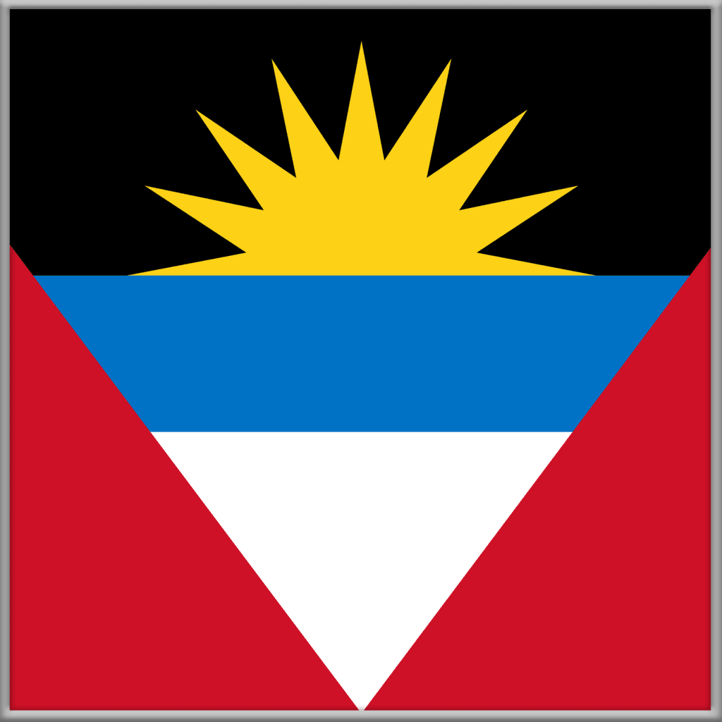 Antigua and Barbuda Caribbean island offshore jurisdiction flag