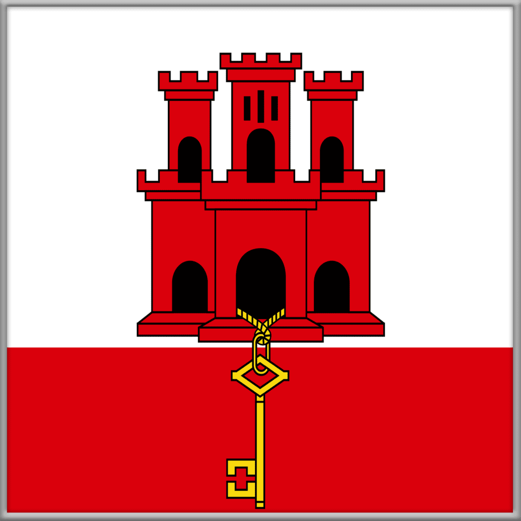 Gibraltar European offshore jurisdiction flag