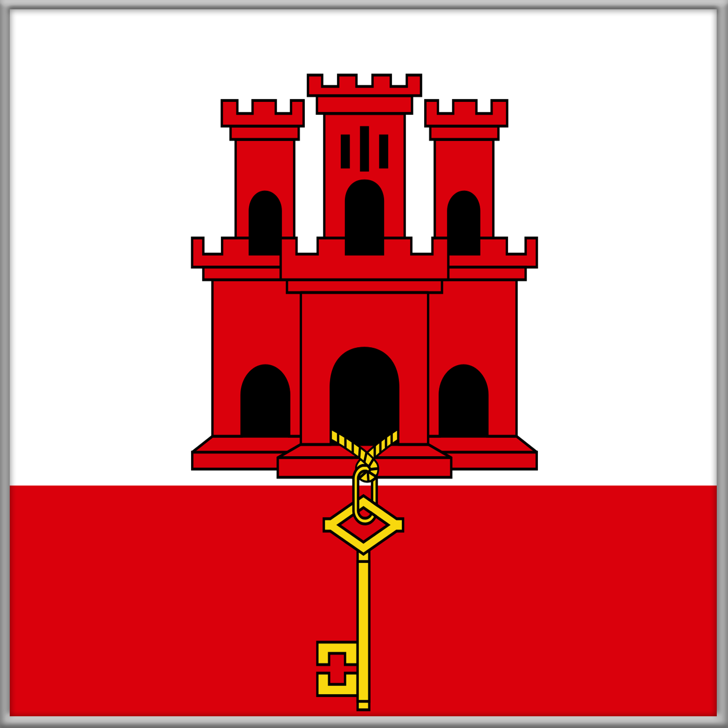 Gibraltar European offshore jurisdiction flag