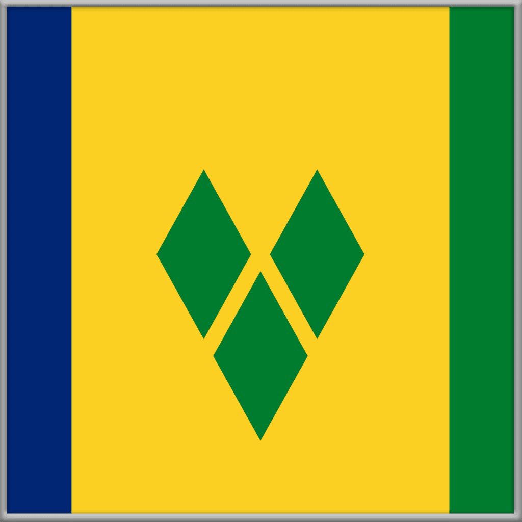 St Vincent Caribbean island offshore jurisdiction flag